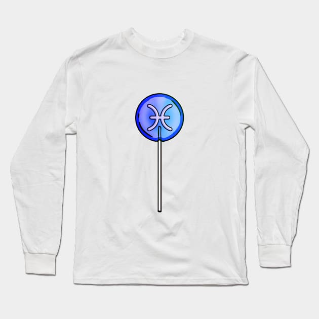 Pisces Lollipop Long Sleeve T-Shirt by wildtribe